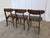 Vintage Wooden Dining Chairs with Brown Leather Seats, 1970s, Set of 3 For Sale - Image 15 of 18