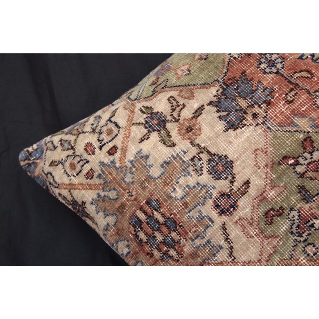 Handwoven Decorative Green Tone Pillow Cover -20'' X 20'' For Sale - Image 11 of 12