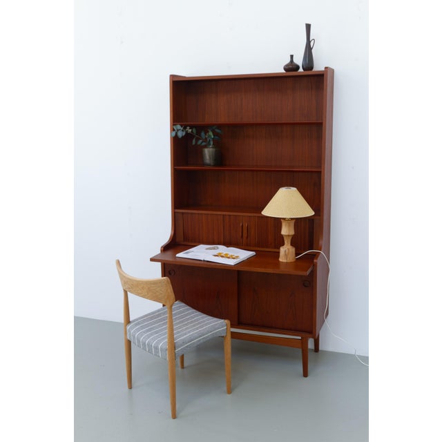 Christian Linneberg Danish Modern Oak Side Chair by Bernhard Pedersen & Son, 1960s For Sale - Image 4 of 18