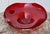 Glass Vintage Ruby Art Glass Shaped Bowl on Sterling Silver Base For Sale - Image 7 of 13