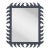Fleur Home Audubon Rectangle Mirror in Hale Navy, 24x38 For Sale