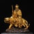 This is a large and impressive antique gilt bronze sculpture depicting Zhang Tianshi, a revered Taoist deity and celestial...