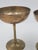 1970s Artisanal Hand-Etched Brass Coupes - A Slightly Mismatched Pair For Sale - Image 9 of 12