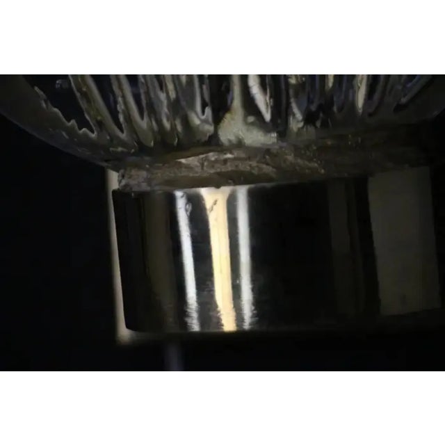 Tall Clear Murano Glass Palm Tree Leaf Sconces, 2000, Set of 2 For Sale - Image 11 of 13