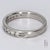 Platinum & Channel Set Diamond Ring - Size 5.75 For Sale - Image 4 of 6