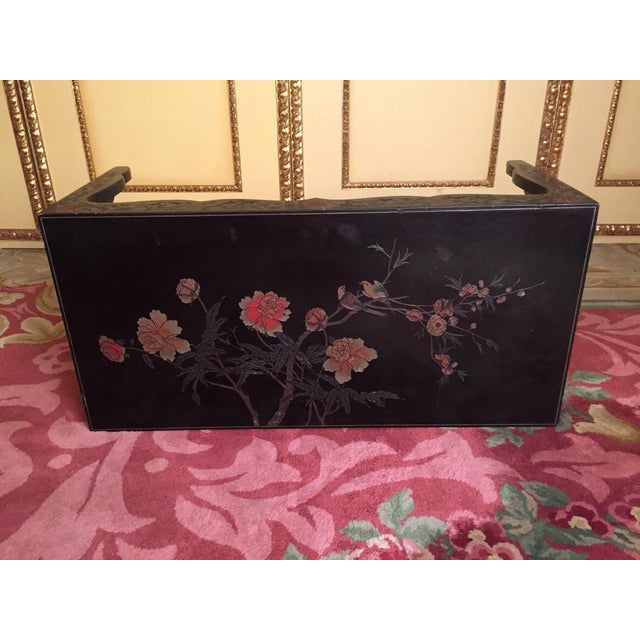 20th Century Asian Chinoiserie Coffee Table, 1970s For Sale - Image 6 of 10