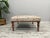 Details SIZE: 18X36X36 Inches ( with legs ) - 45x90x90 cm TYPE: Handmade Ottoman Bench CONDITION: is good. CONSTRUCT: It...