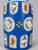 Late 19th-Century Cobalt Blue Opaline Glass Perfume Bottle With Hand-Enameled Florals For Sale - Image 6 of 9