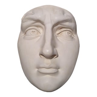 Vintage 1990s Large Mask Wall Hanging For Sale