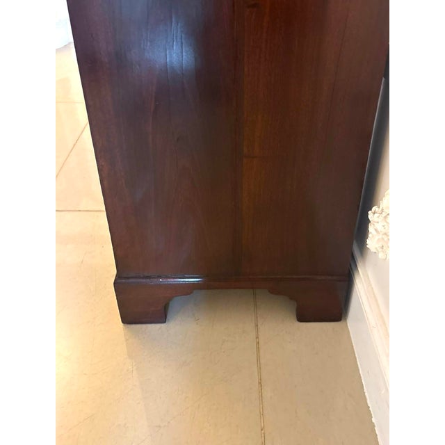 Antique George II Mahogany Chest of Drawers with Fitted Writing Desk, 1750 For Sale - Image 12 of 18