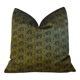 Designer Liberty of London Evergreen Capello Shell Feather/Down Pillow For Sale