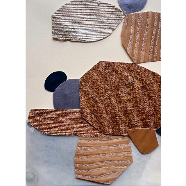 "Vessel 4" Original Mixed-Media Framed Collage on Paper by Zac Woodiel For Sale - Image 10 of 11