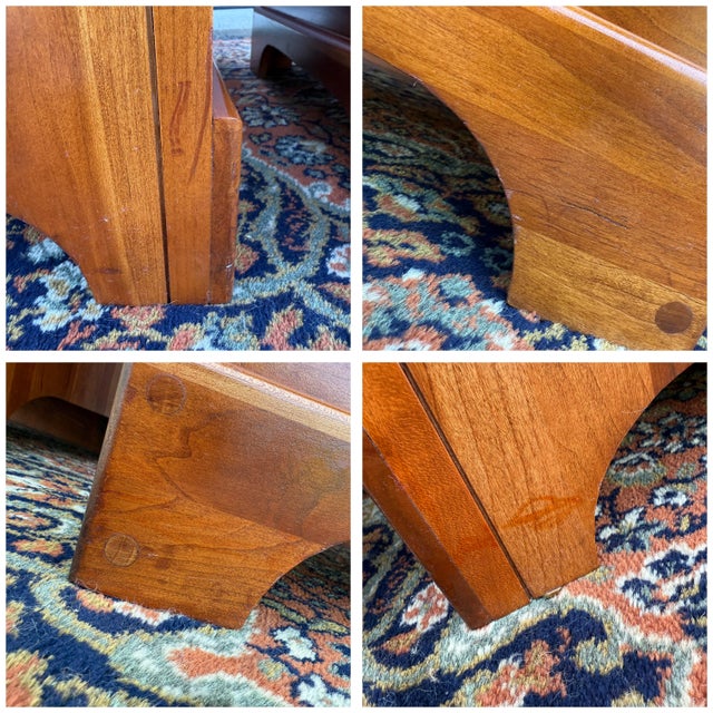 Vintage Hunt Country Furniture American Shaker Solid Cherry 1 Drawer Nightstands - A Pair For Sale - Image 15 of 15