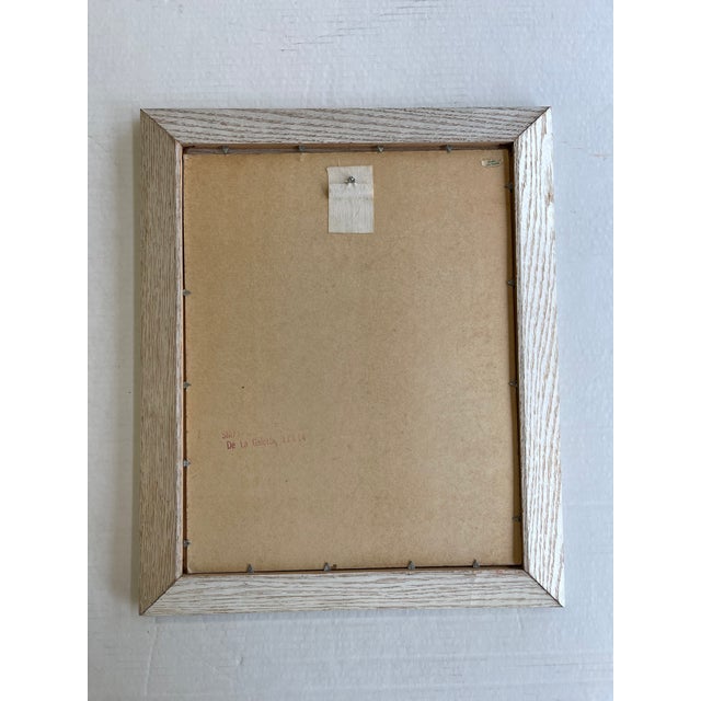 Vintage Paris Street Scene Textured Print of Moulin De La Galette After Maurice Utrillo, Framed For Sale - Image 9 of 9