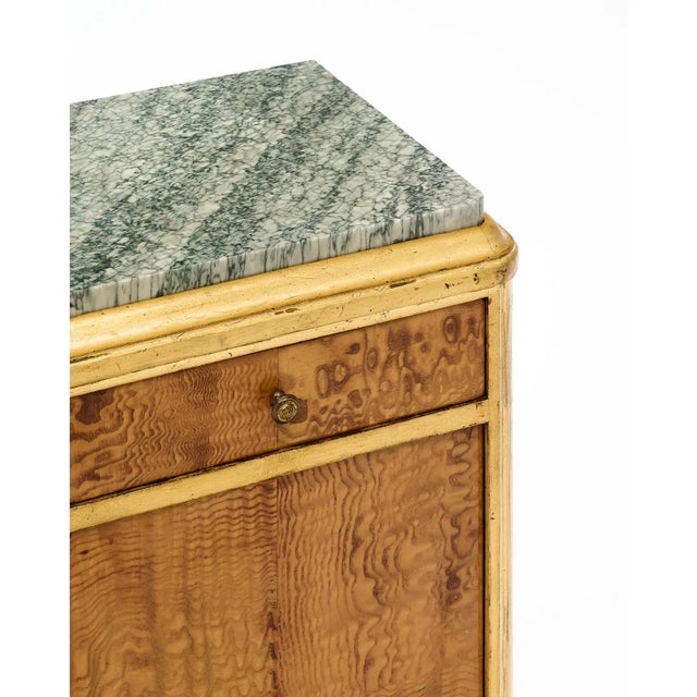 Maison Jansen French Marble Top Side Tables or Night Stands Set of 2 For Sale - Image 9 of 9