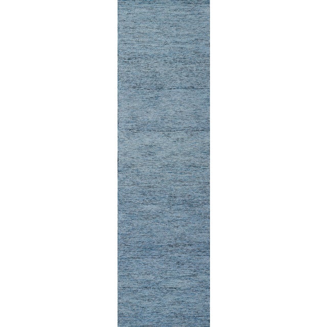 2020s Momeni James Denim Hand Tufted 2'3" X 8' Runner For Sale - Image 5 of 10