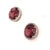 Natural Tourmaline Diamond Stud Earrings 14k WG 5.85 TCW Certified For Sale - Image 4 of 9