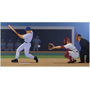 Strike Three Painting by Lynn Curlee