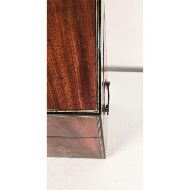 Wood Rare Large Mahogany Cutlery Box, England Circa 1880 For Sale - Image 7 of 7