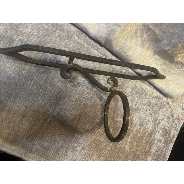 Art Deco Mid 20th Century Diamond With Open Circle Wall Sconce For Sale - Image 3 of 4