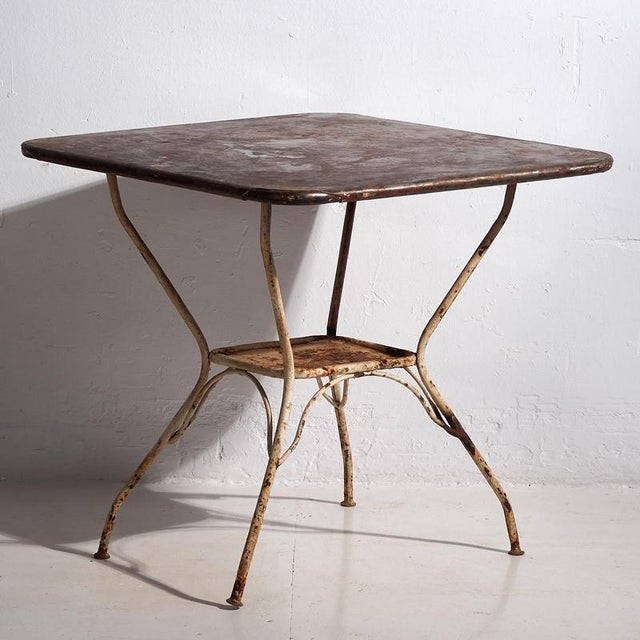 Vintage Outdoor Table, 1920 For Sale - Image 10 of 10