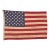 Vintage Cotton American Flag With Sewn Stars For Sale