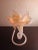 Italian 1970s Murano Style Glass Italy Flower Vase For Sale - Image 3 of 6