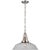 Chapman & Myers for Visual Comfort Signature Layton 20" Pendant in Polished Nickel with Clear Glass For Sale