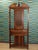 Antique Art Nouveau Mahogany Wardrobe with Beveled Mirror, Chest of Drawers, and Umbrella Stand, 1920s For Sale - Image 13 of 18