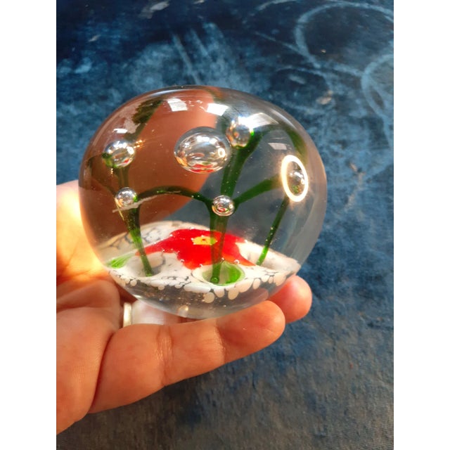 1980s Signed Marian Pyrcak Mp Poland Christmas Paperweight For Sale In Dallas - Image 6 of 8
