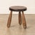1950s Short French Wood Tripod Stool For Sale - Image 4 of 6