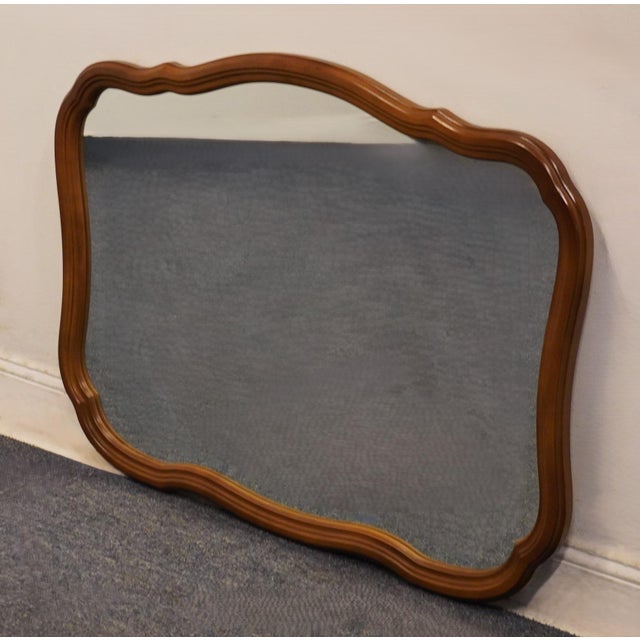 HIGH END VINTAGE Solid Maple Country French Style 45" Mirror Cannot identify manufacturer, but comparable in quality to...