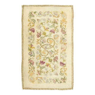Antique Hooked Floral Polychromatic Wool Rug by Rug & Kilim, 1920-1929 For Sale