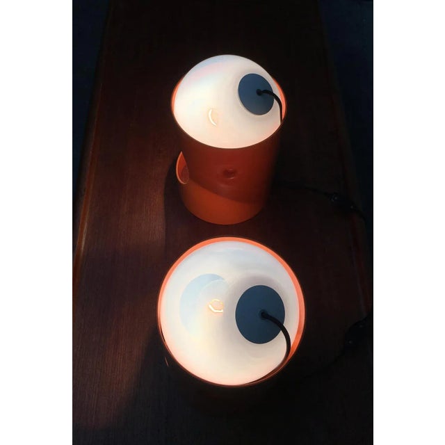 Mid-Century Swiss Space Age Guggerli L1 Table Lamp by Rosemarie & Rico Baltensweiler for Baltensweiler, Set of 2 For Sale - Image 16 of 18
