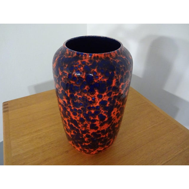 Large Pop Art Ceramic Vase from Scheurich, Germany, 1970s For Sale - Image 3 of 11