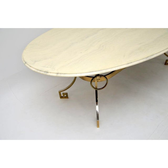 Vintage Italian Brass Dining Table, 1950s For Sale - Image 4 of 10