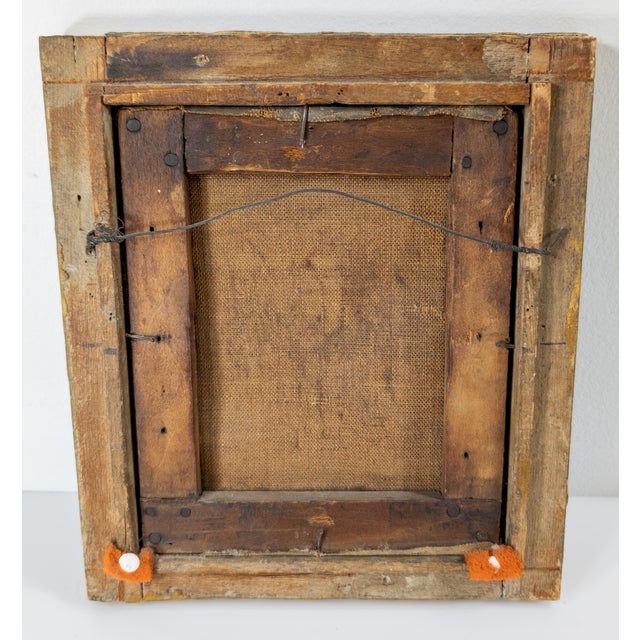 Early 20th Century Portrait Painting of an Italian Lady With Inscription For Sale - Image 9 of 9