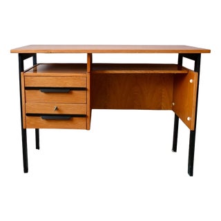 Modernist Wooden Childrens Desk, 1960s For Sale