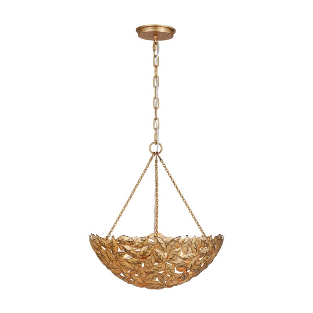 2020s Alexa Hampton by Visual Comfort Studio Kelan Small Pendant, Antique Gild For Sale - Image 5 of 5