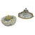 French Provincial Group of Two French Faience Ink Wells, 19th Century For Sale - Image 3 of 9
