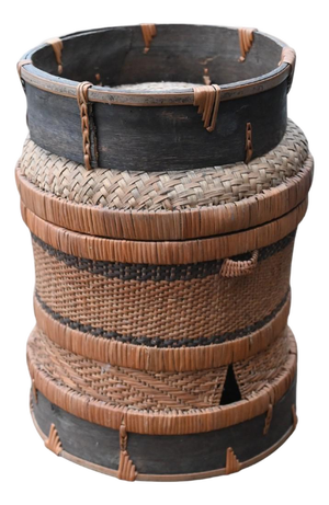 Antique Pende Basket, Congo, Early 20th Century