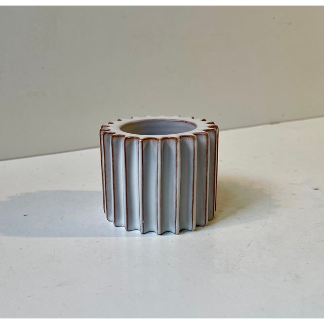 Vintage Art Deco Ceramic Vase by Christan Schollert, 1940s For Sale - Image 11 of 11