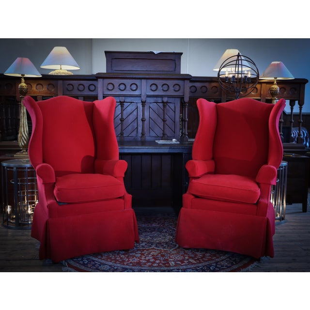 Up for grabs here is a stunning and all original pair of armchairs by polo ralph lauren in wool. Manufacture date august...