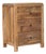 Solid Mango Wood 3-Drawer Bedside Table For Sale