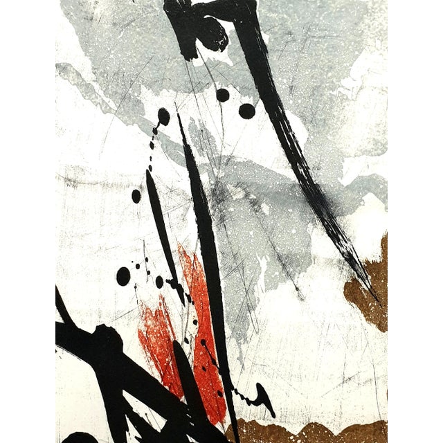 Abstract Composition Etching by Jean Miotte, 1994 For Sale - Image 7 of 8