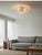 Handmade glass flower flushmount by contemporanea srl, italy a striking italian flush mount ceiling light composed of...
