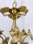 Metal Vintage Mid 20th Century Decorative Floral Brass Pendant Chandelier For Sale - Image 7 of 11