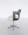 Spage Age Smoked Plexi Glass Swivel Desk Chair, 1960s For Sale - Image 4 of 11