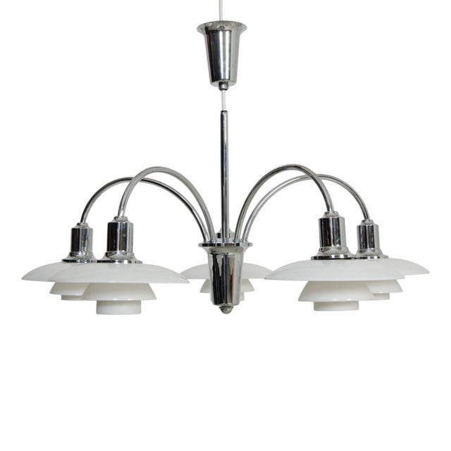 PH2/1 Bombardement Chandelier by Poul Henningensen, 1999 For Sale