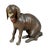 Painted and Carved Wood Dog For Sale